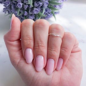 Chevron midi ring 925 Sterling Silver